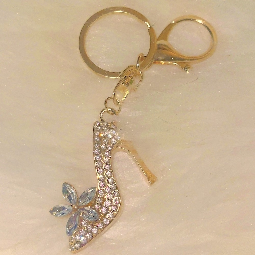 New! Bling Stiletto Purse Charm or Keychain - Picture 13 of 16